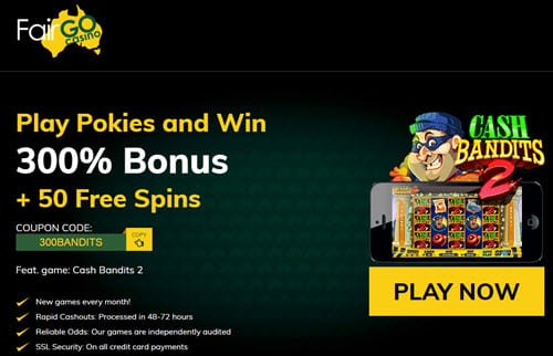 Fair Go Casino 50 Free Spins