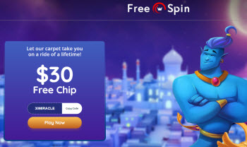 Free Spin Casino no deposit bonus